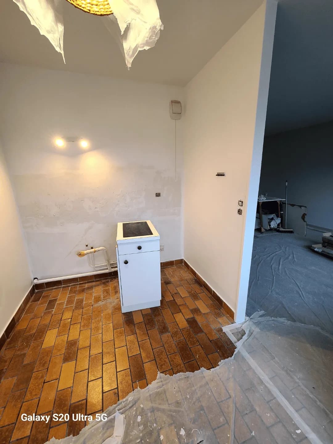 Cuisine en cours de rénovation